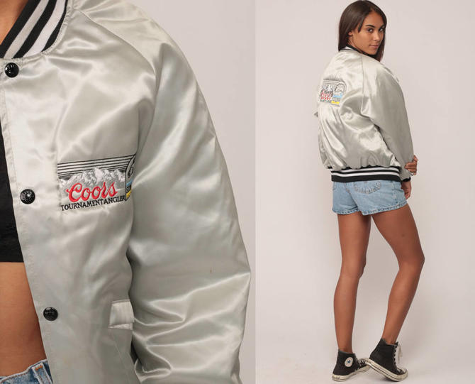 福袋 | レディースファッション通販【公式】 Satin Bomber Fishing 80s Beer COORS Jacket Beer Jacket ジャケット・アウター
