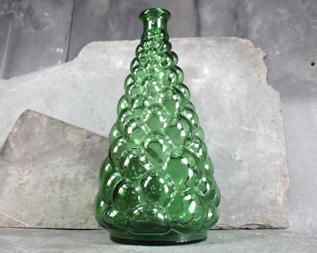 Empoli Genie Bottle popular Green / Bubbles - No stopper