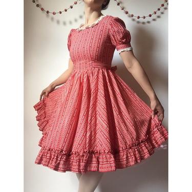 1950s fit and flare hot sale dress