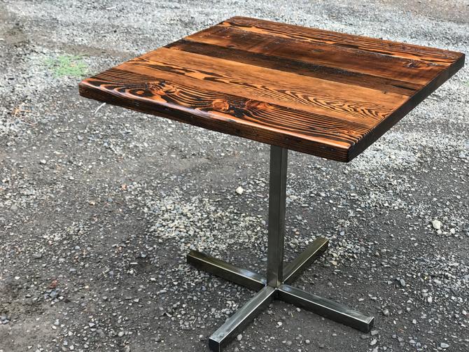 Industrial Pub Table Bar Table Reclaimed Wood Table Restaurant