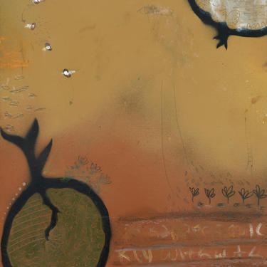 Blooming Nour - Original Artwork Painting by Sevag Mahserejian - contemporary post modern abstract expressionism art 