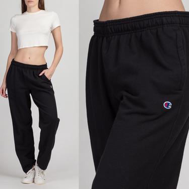 Vintage Champion Reverse Weave Sweatpants Womens XS Black