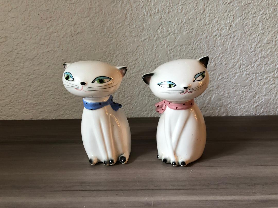 Holt Howard Cat Salt deals & Pepper Shakers