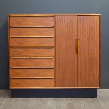 Westnofa Mahogany and Teak Gentleman's Chest c.1960