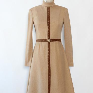 Camel Knit Sweaterdress M