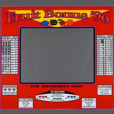 fruit bonus 96 slot machine