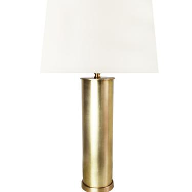 Vintage Brass Table Lamp, Trench Art 1943