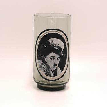 vintage Arby's collector's series Charlie Chaplin glass or tumbler/silent film stars 