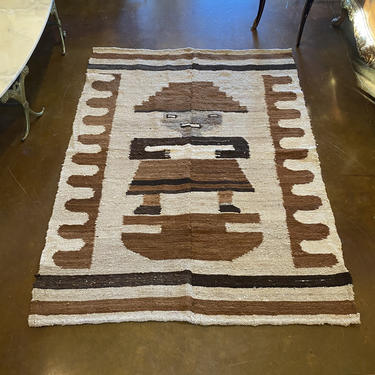 Vintage South American Hand Woven Tapestry Textile Wall Hanging Prima Forme Georgetown TX