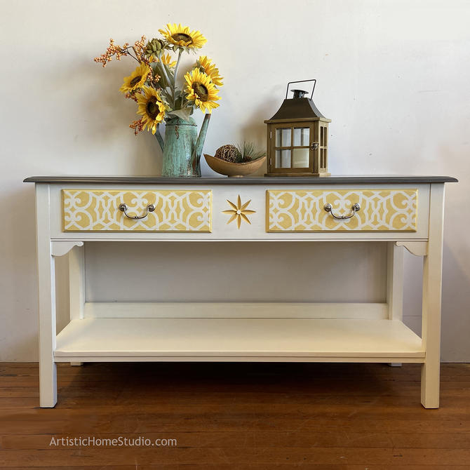 Ethan Allen Console Table From Artistic Home Studio Of Alameda Ca Attic