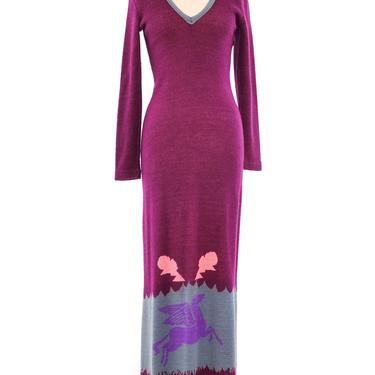 Giorgio di Sant'Angelo Pegasus Knit Maxi Dress