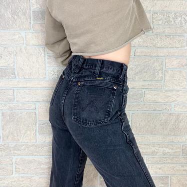 Wrangler Faded Black Western Jeans / Size 28 