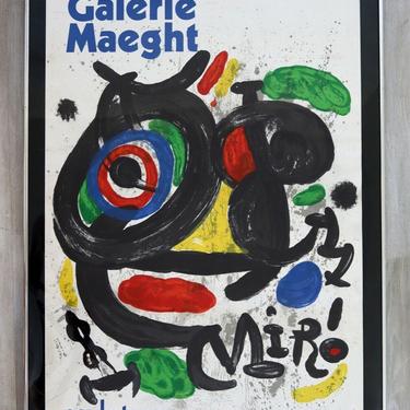 Joan Miro Gallerie Maeght Sculpture Modern Poster 