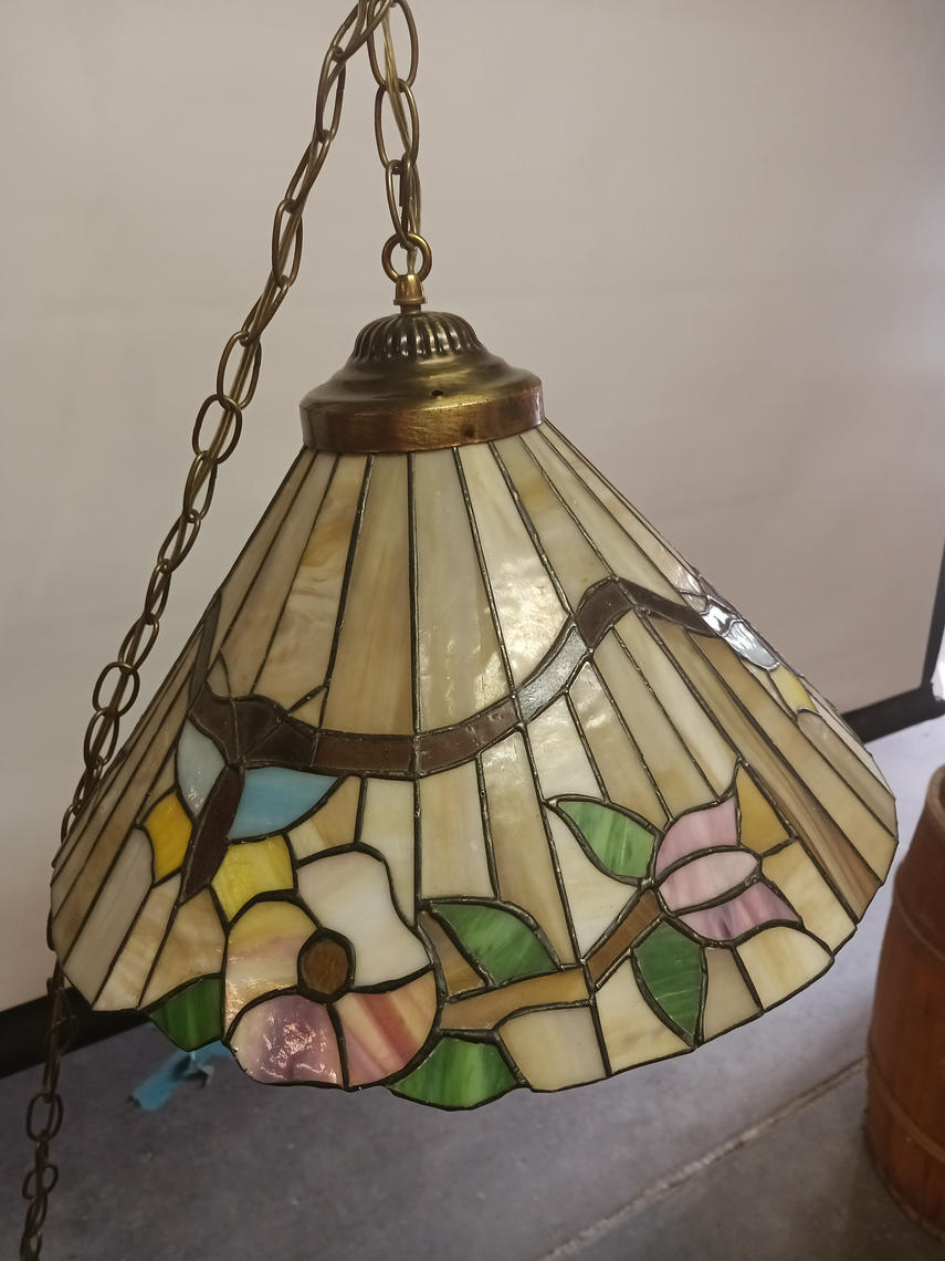 Super cute stained glass plug-in light | Earthwise Architectual Salvage ...