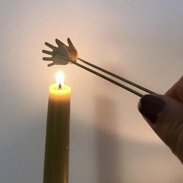 Handmade Brass Hand Candle Snuffer Candle Putter Outer 