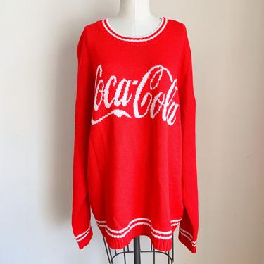 Vintage 2000s Coca Cola Sweater / 3X 