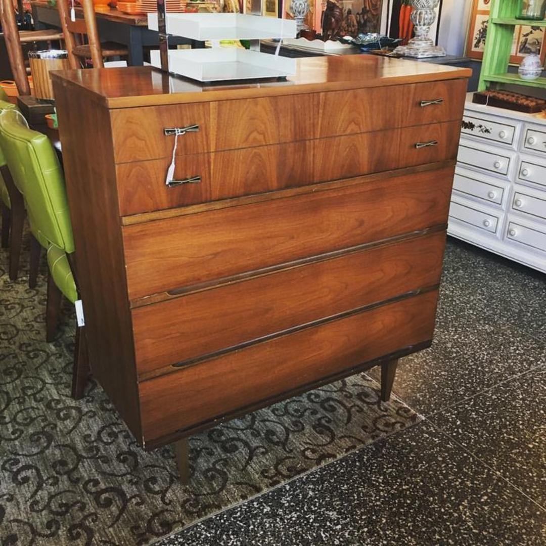 Four Drawer Midcentury Dresser 40 Inches Wide 43 5 Inches High