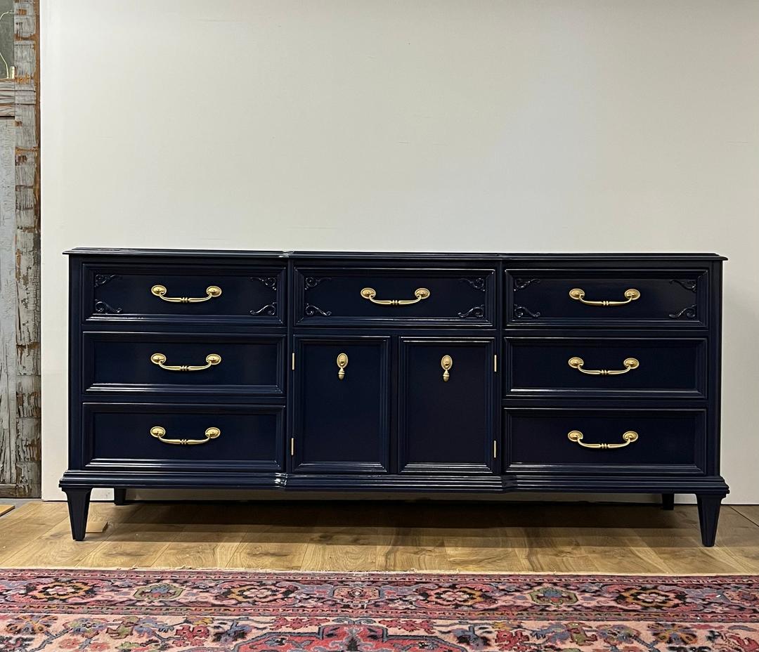 AVAILABLE -Navy Blue Sideboard, Buffet or Dresser | Julie Simple ...