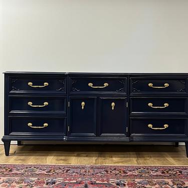 AVAILABLE -Navy Blue Sideboard, Buffet or Dresser 