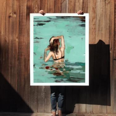 Favorite Place . extra large artwork giclee art print 