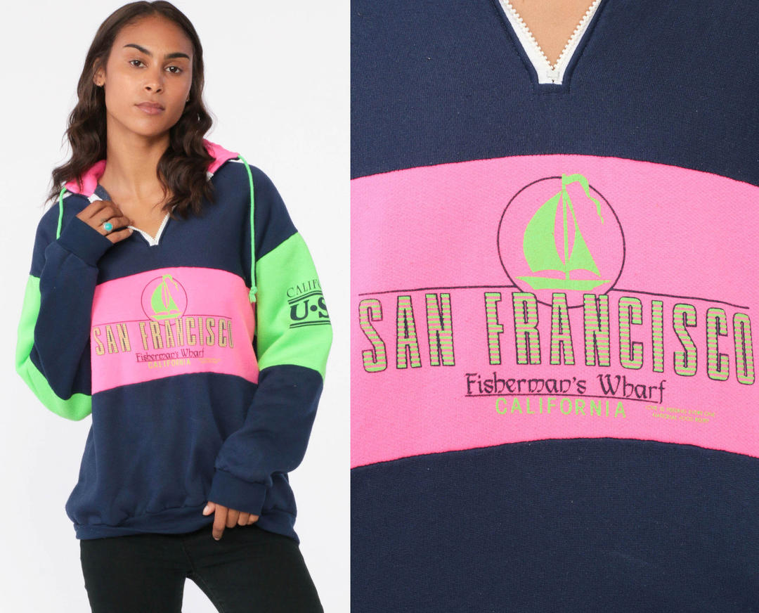 ★韓国人気★LOOKPLE★LOOK SAN FRANCISCO OVER SWEATSHIRT San Francisco CA Crewneck – SF Citywear