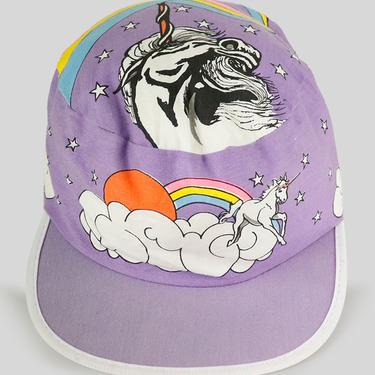 Vintage Rainbow Unicorn Painter's Hat