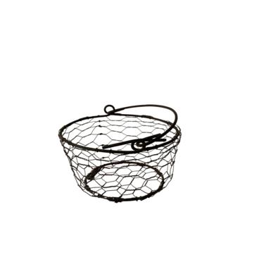 Vintage Wire Egg Basket 