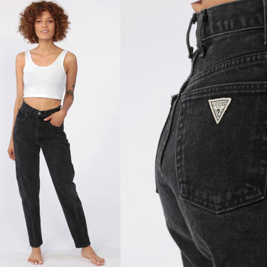 Jeans Guess Taille 24 Femme - Coupe Straight Bleu - Occasion Très Bon État