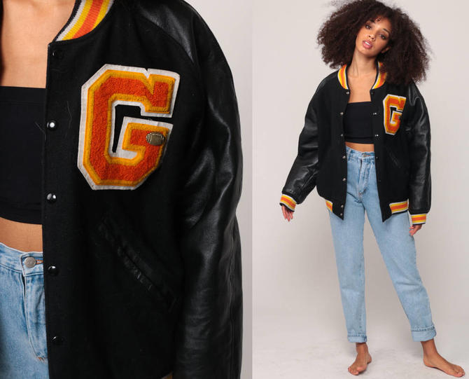 ShopExile 80s Letterman Jacket