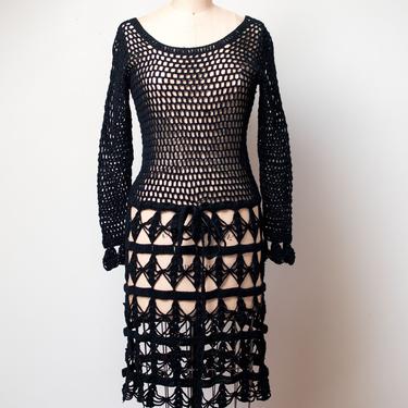 1960s Crochet Dress 