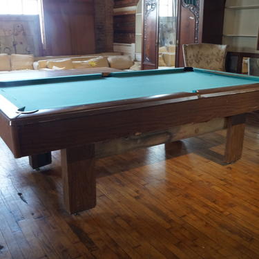 Wood Pool Table