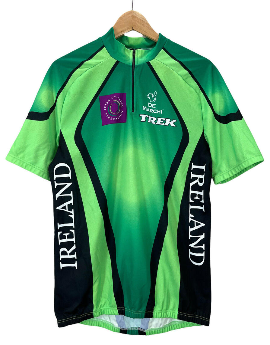 Vintage De Marchi Trek Irish Cycling Federation Green Shamrock Cycling