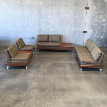 Rare Mid Century Martin Borenstein Three Piece Sofa Set