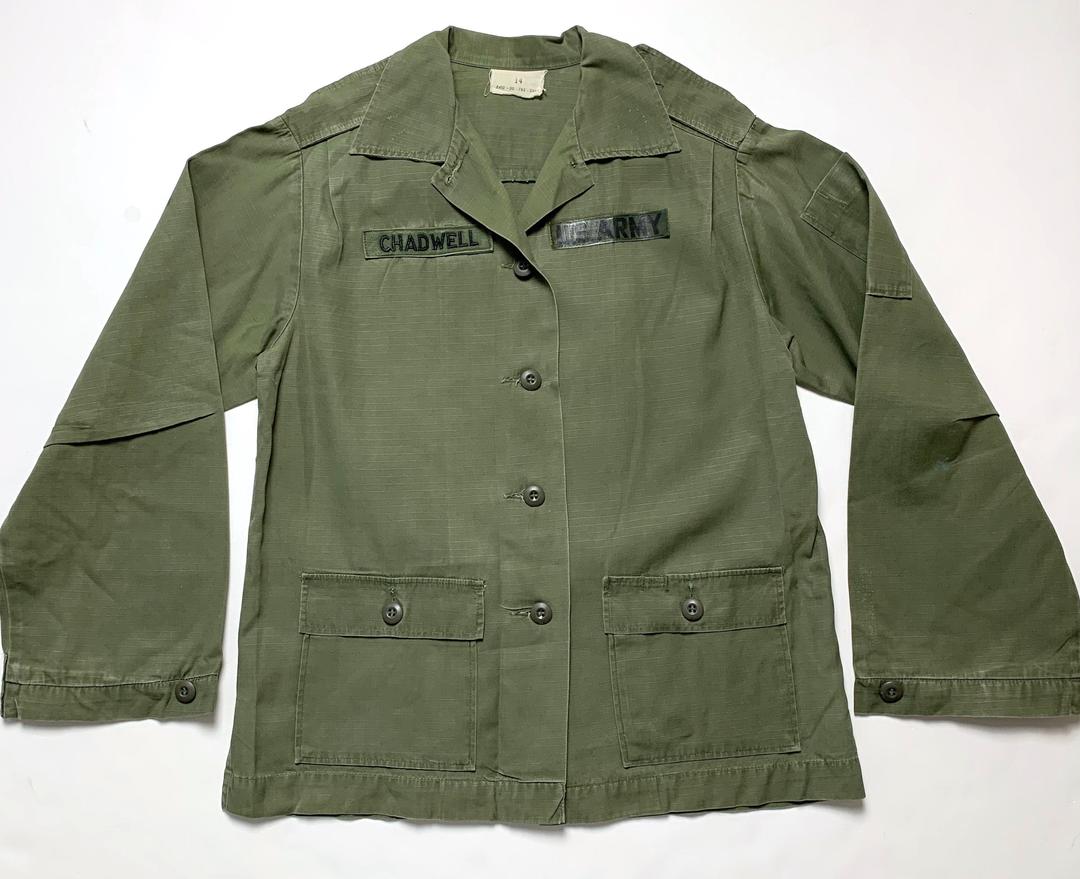 Vintage 1960s Women's OG-107 US Army Utility Shirt / Jacket