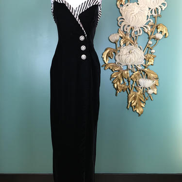 betsy and adam black velvet dress Vintage Velvet Party Dresses – Better Stay Together