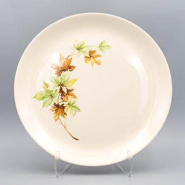 Salem China Maple Leaf Dinner Plate | Vintage Autumn Mid Century Modern Dinnerware | Thanksgiving Dinner Plate | Fall Season Decor 