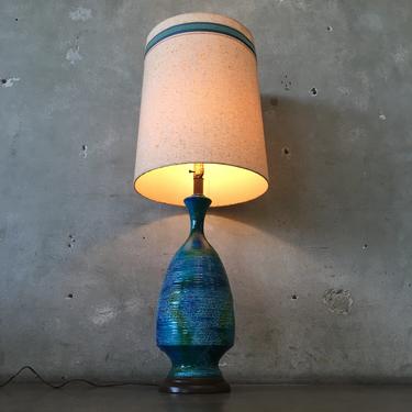 1960's Italian Lamp with Original Shade