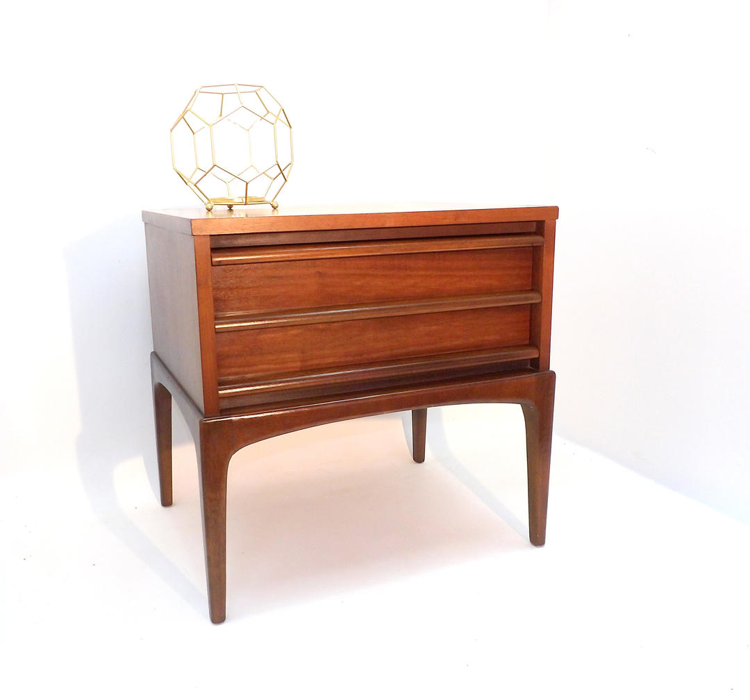 Lane Rhythm Nightstand End Table Mid Century Modern Collection