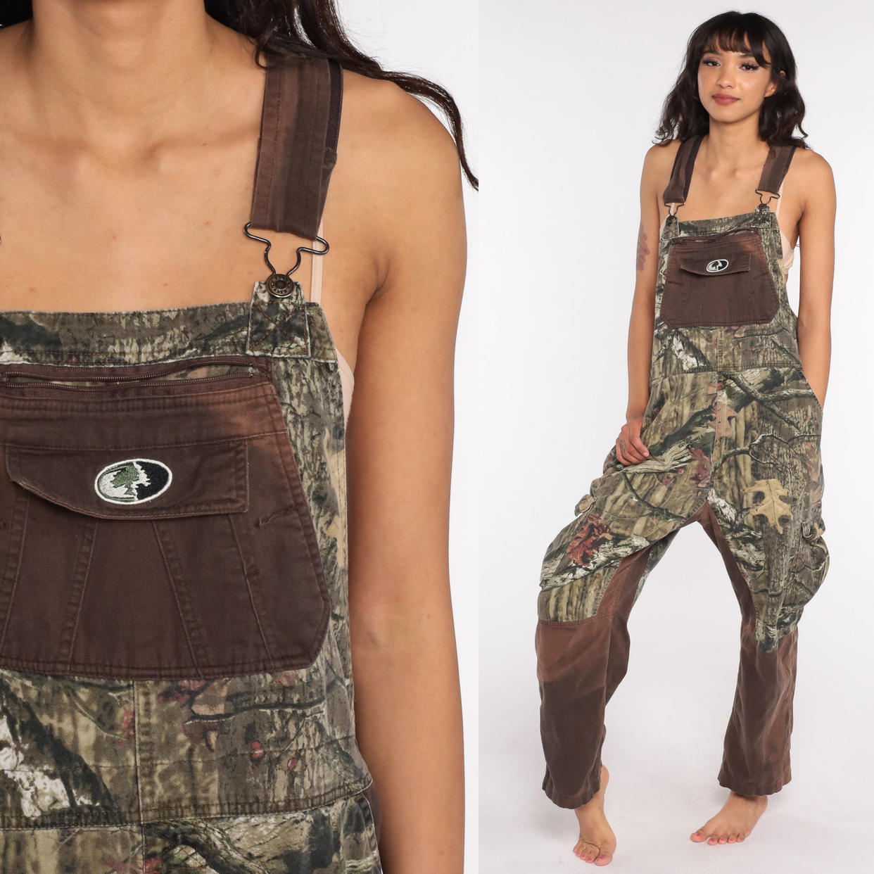 Camo Overalls 90s Hunting Overalls BIB Camouflage Army | Shop 