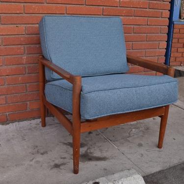 Vintage Mid Century Danish Modern Borge Jensen Teak Lounge Chair