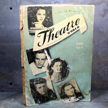 FOR THEATRE LOVERS! Theatre World, 1945-1946 Season, by Daniel Blum, Softcover Edition, 1946 - Broadway Memorabilia 