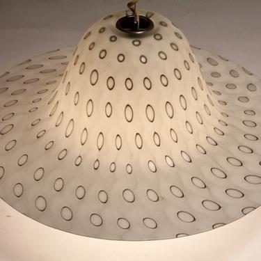 22 in. PEILL &amp; PUTZLER CHANDELIER Mouth blown Germany vintage mid century 1960-70 era 