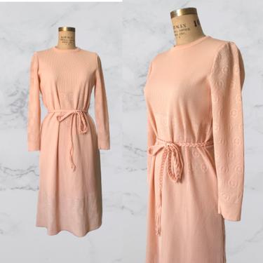 1960's Salmon Knit Dress 