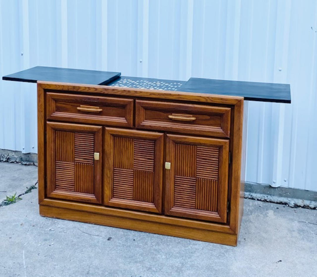 Basset Sideboard with Sliding Server Revival Vintage North Loop