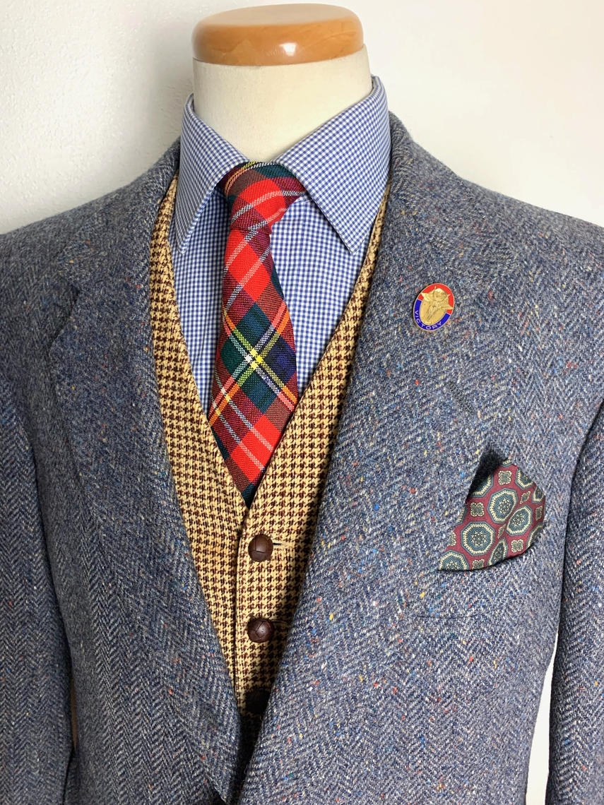 Vintage MAGEE Donegal TWEED Wool Blazer ~ 44 R ~ jacket / sport coat ...