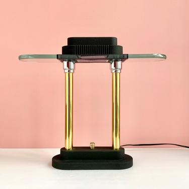 Robert Sonneman Dimmable Desk Lamp - Black & Gold 