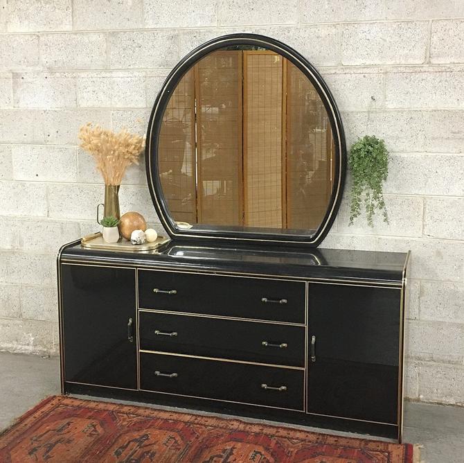 Local Pickup Only Vintage Mirrored Dresser By