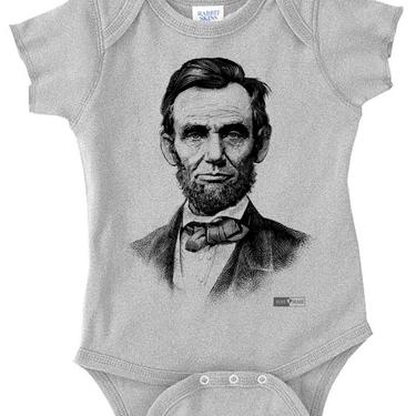 Abraham Lincoln - Unisex Baby Onesie