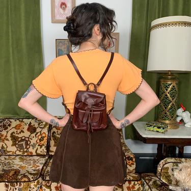 TINY LEATHER BACKPACK 