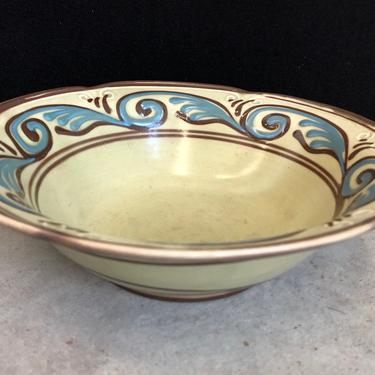 Vintage Egersund Pottery Bowl Rex Fajance Norway Bowl Scandinavian Art Deco 